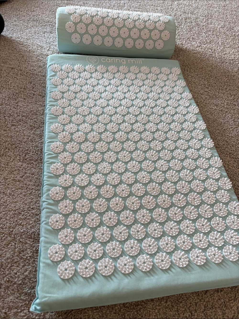 Acupressure Mat & Pillow Set - Mint